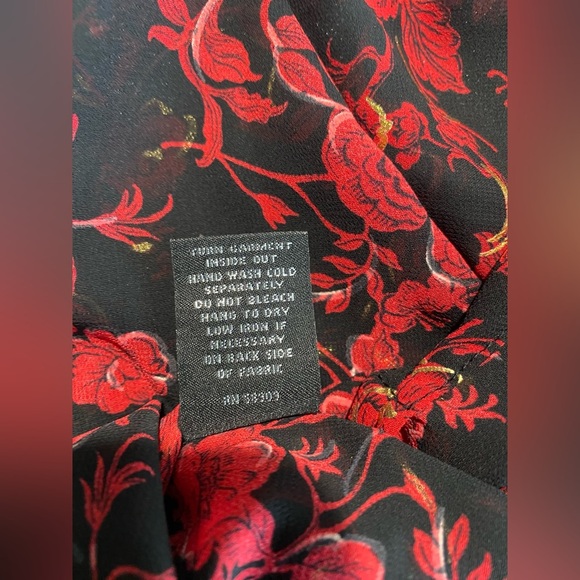 NEW 2X Plus Size Slim Factor by Investments Baroque Floral Long Sleeve Top $99 - Picture 11 of 12